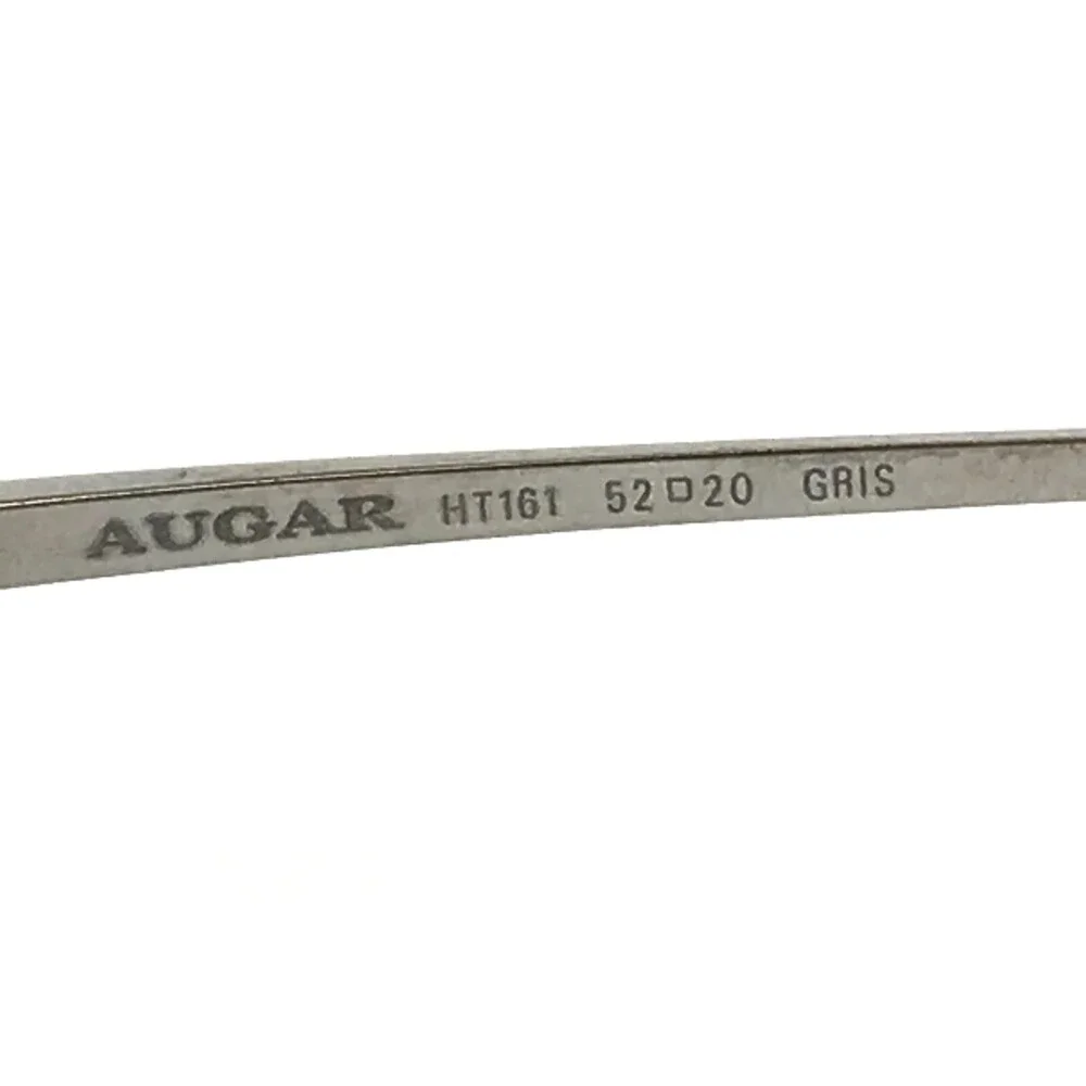 Augar Eyeglasses Frames HT161 GRIS Red Silver 22KT GP Gold Plated 52-20-135